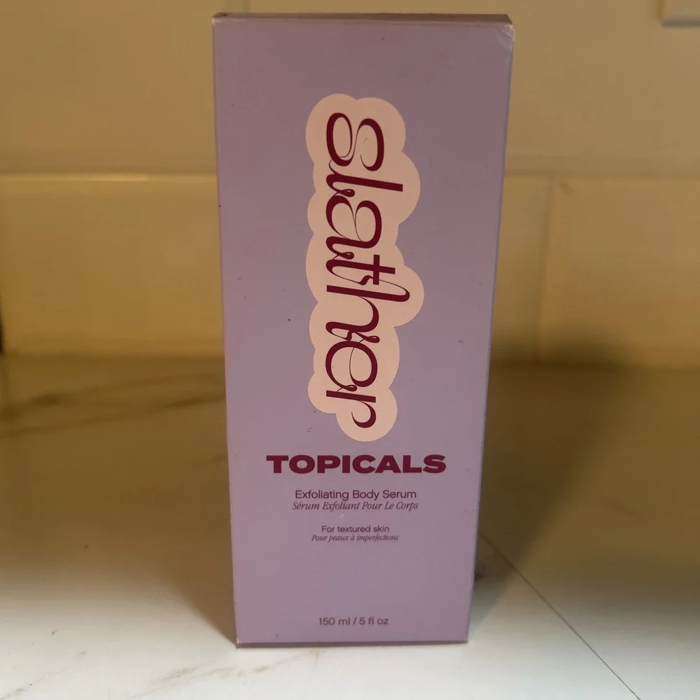 Topicals Slather Exfoliating Body Serum with Retinol and AHAs 5 oz / 150 mL NIB